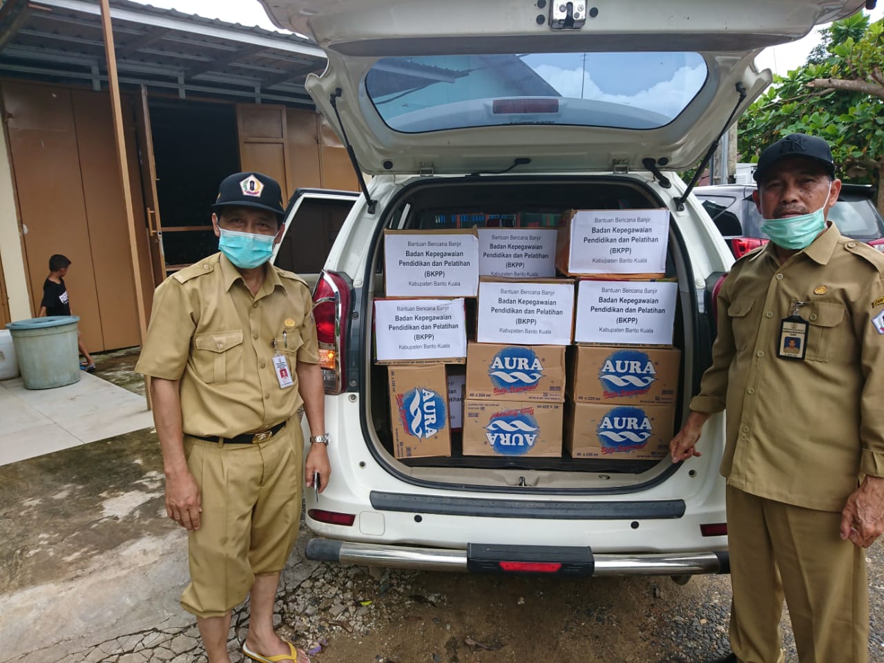BKPP serahkan bantuan ke Posko Mandastana