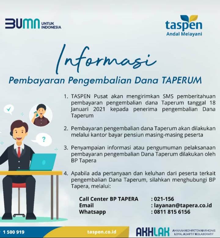 Pengembalian Dana Taperum
