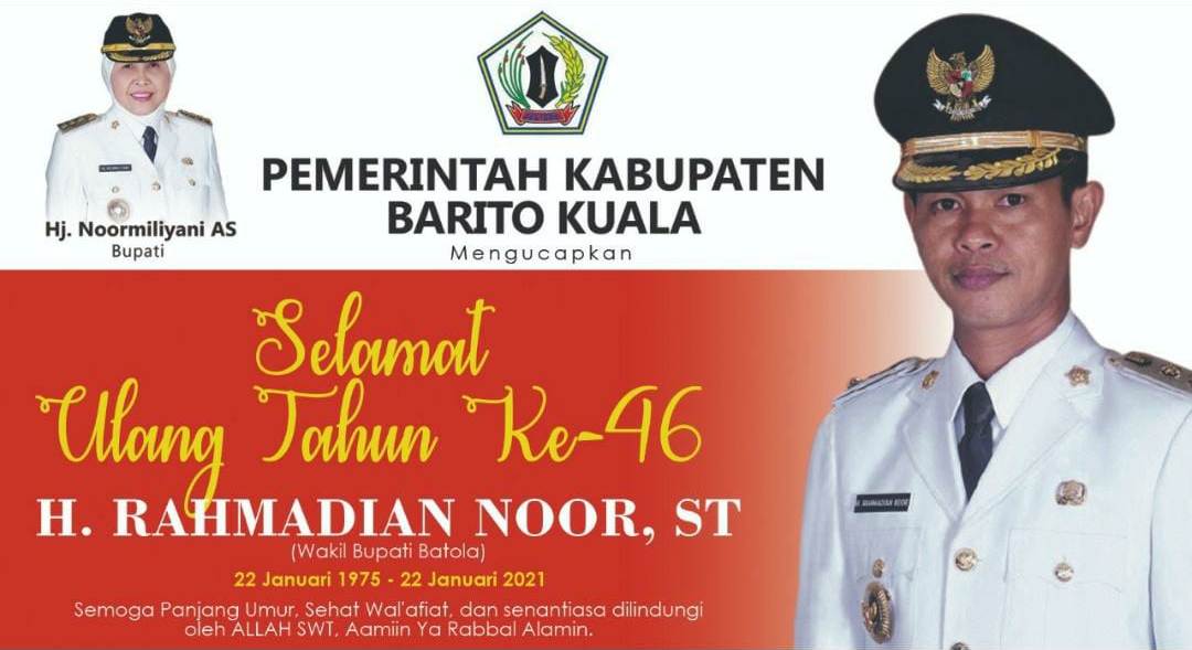Selamat Ulang Tahun Ke 46 Wakil Bupati Barito Kuala