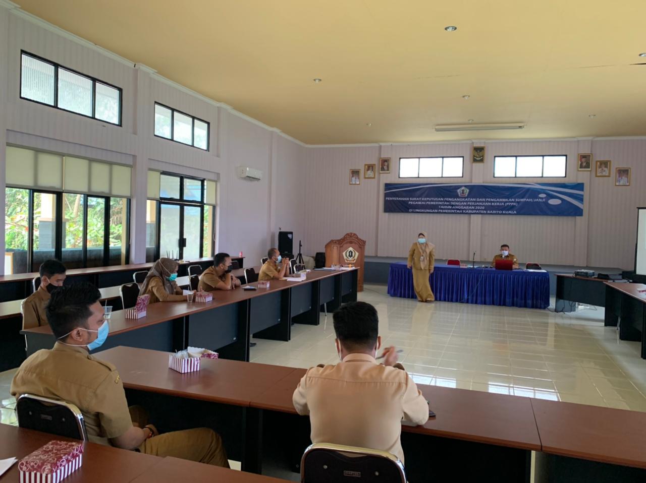 Irban V Inspektorat Kabupaten Barito Kuala sambangi BKPP