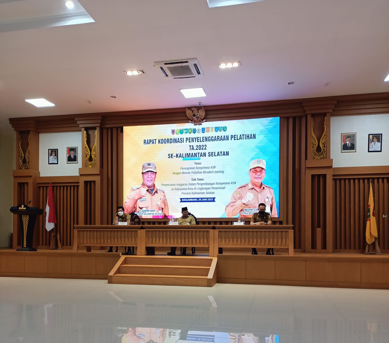 BKPP Barito Kuala ikuti Rakor Penyelenggaraan Pelatihan BPSDMD Prov. Kalsel