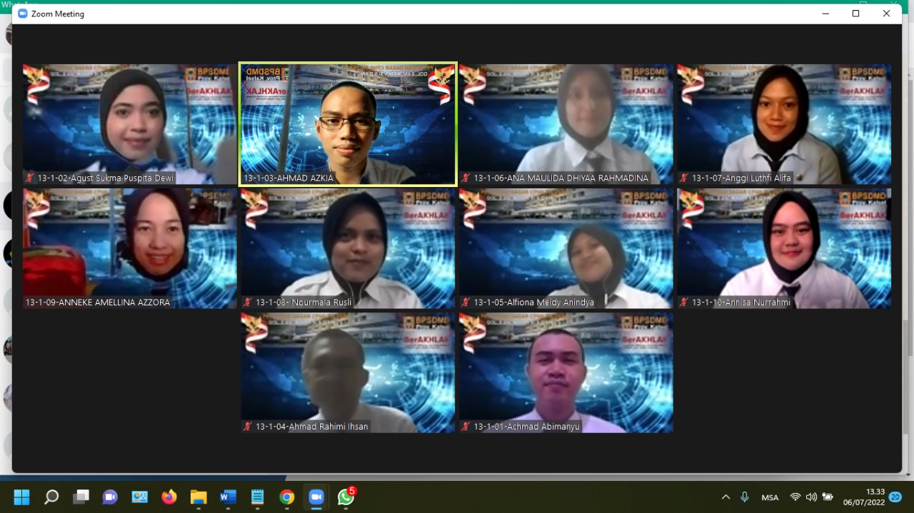 76 CPNS Batola Formasi Tahun 2021 dipanggil Latsar