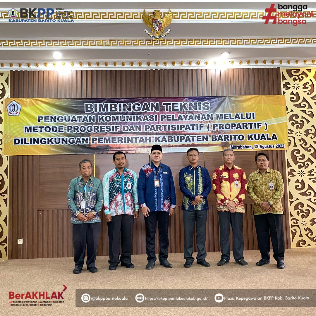 Ikuti Bimtek Propartif, BKPP bangun mulai dari diri sendiri