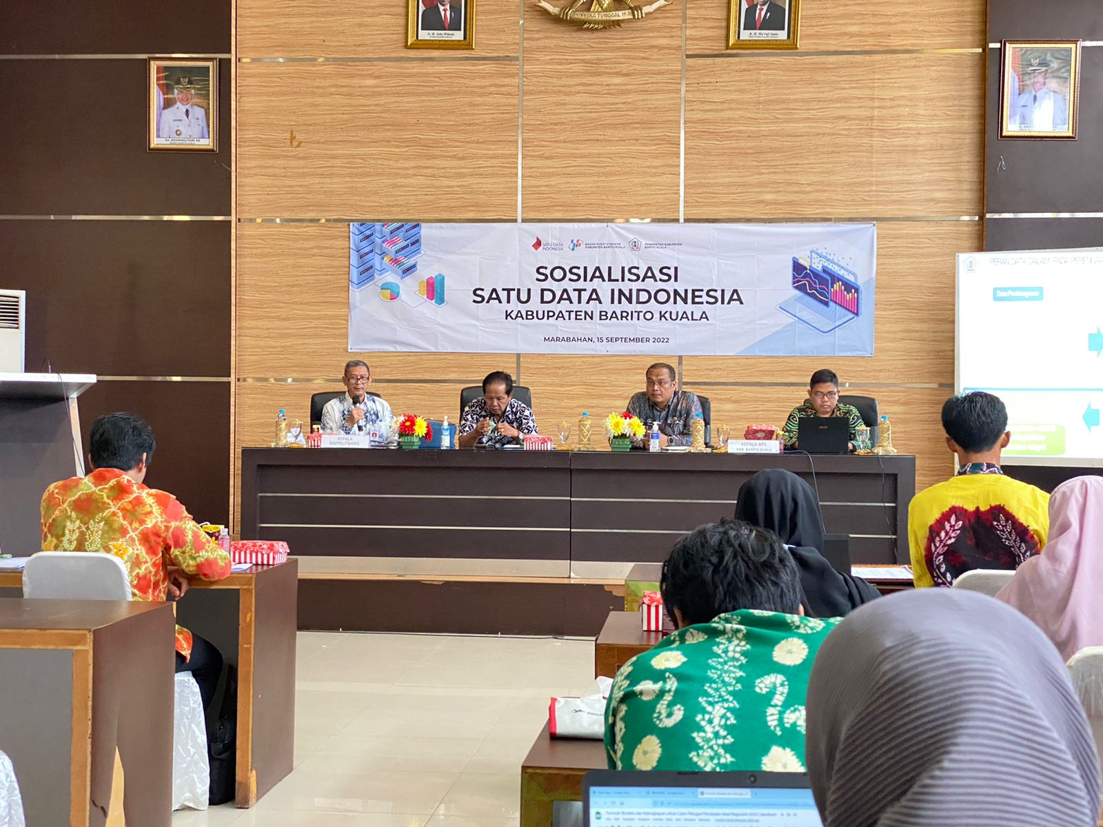 Sosialisasi Satu Data Indonesia Kabupaten Barito Kuala Tahun 2022