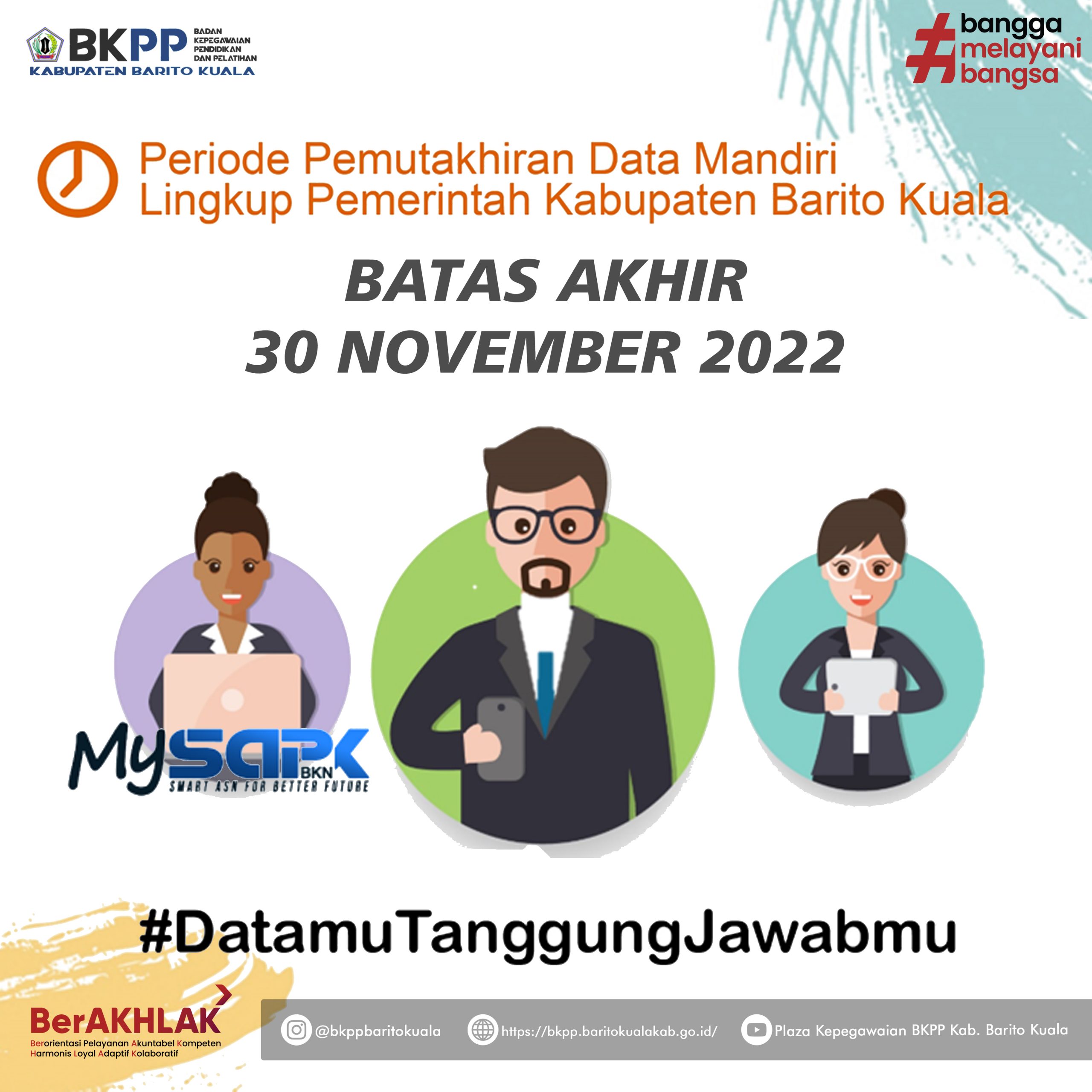 Finalisasi Pelaksanaan Permutakhiran Data Mandiri (PDM) MySAPK BKN Tahun 2022
