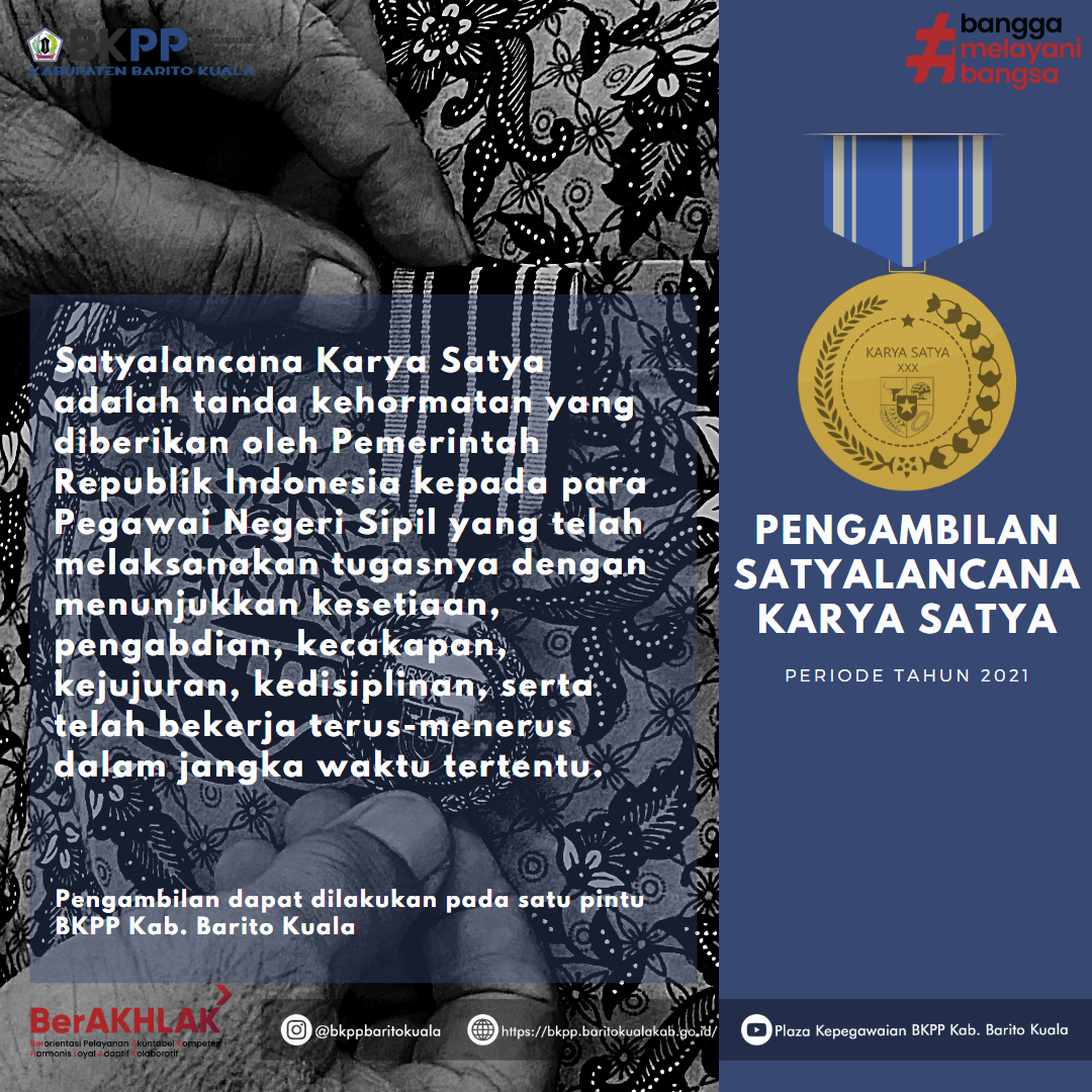 Pemberian Penghargaan Satyalancana 2021