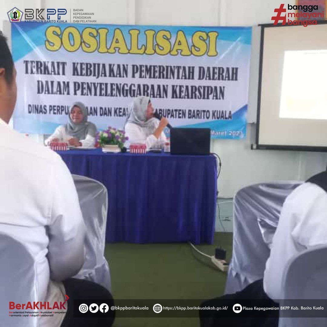 Pentingnya Kearsipan bagi SKPD, Sekretaris BKPP harapkan pengelolaan yang baik.