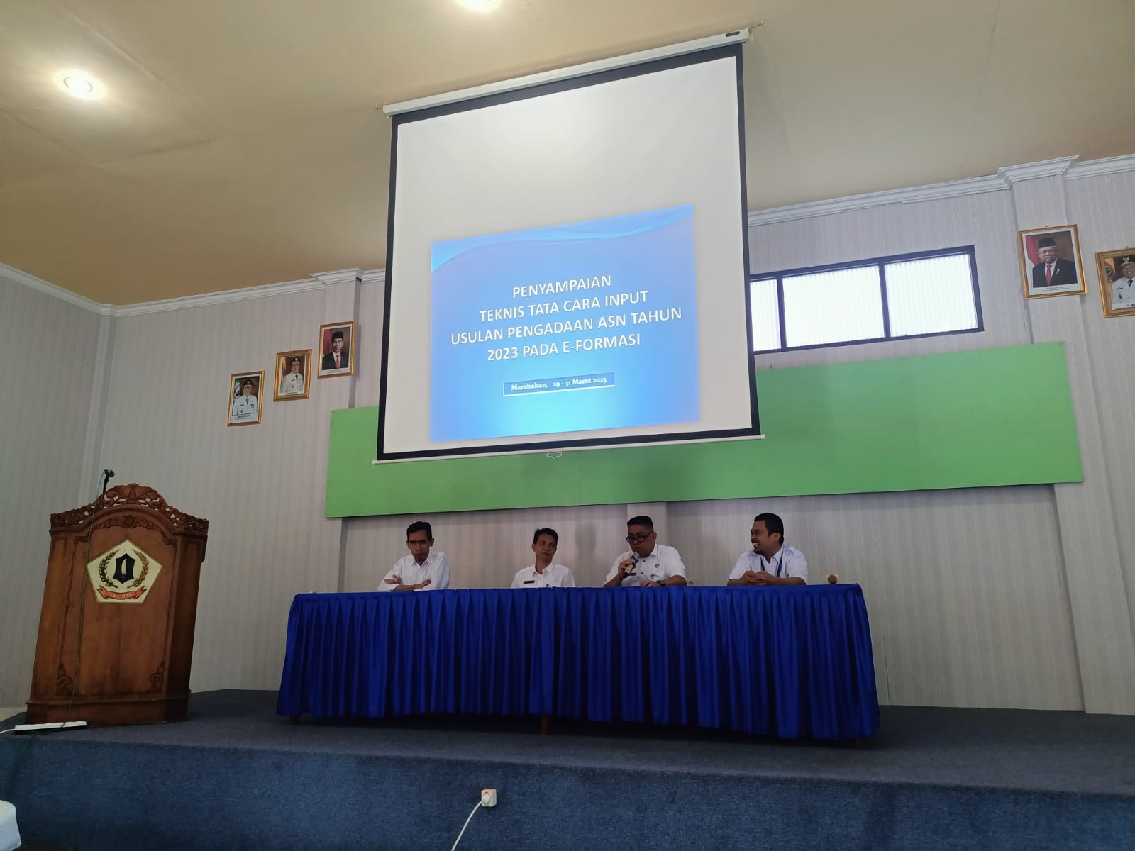 Puluhan SKPD hadiri Pendampingan Pengisian e-Formasi