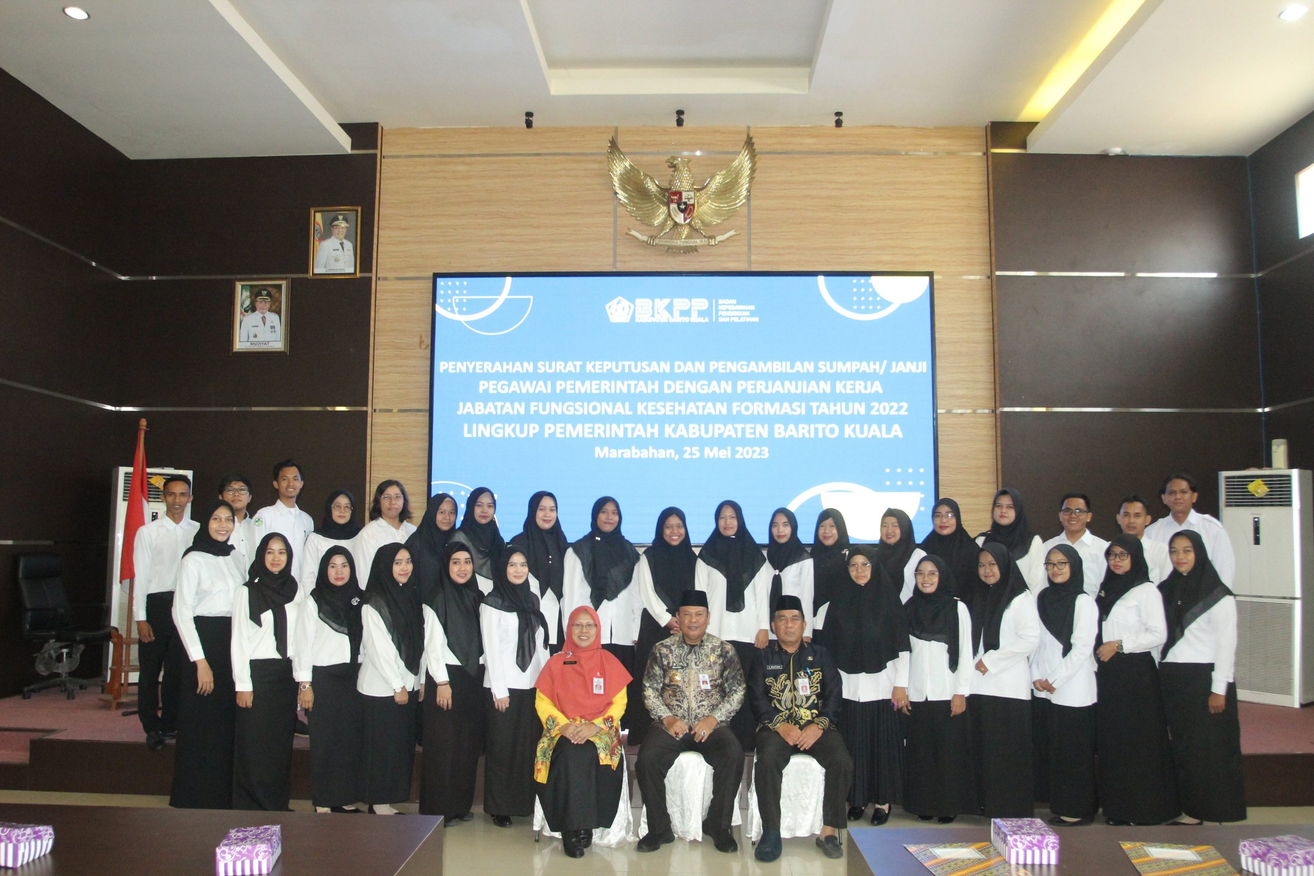 31 PPPK JF Kesehatan Terima SK