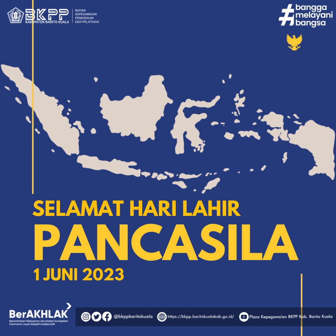 Selamat memperingati hari kelahiran pancasila 2023
