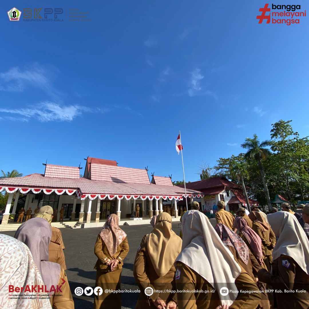 Amanat Pembina Upacara : Peningkatan Disiplin pada Upacara Bendera Senin