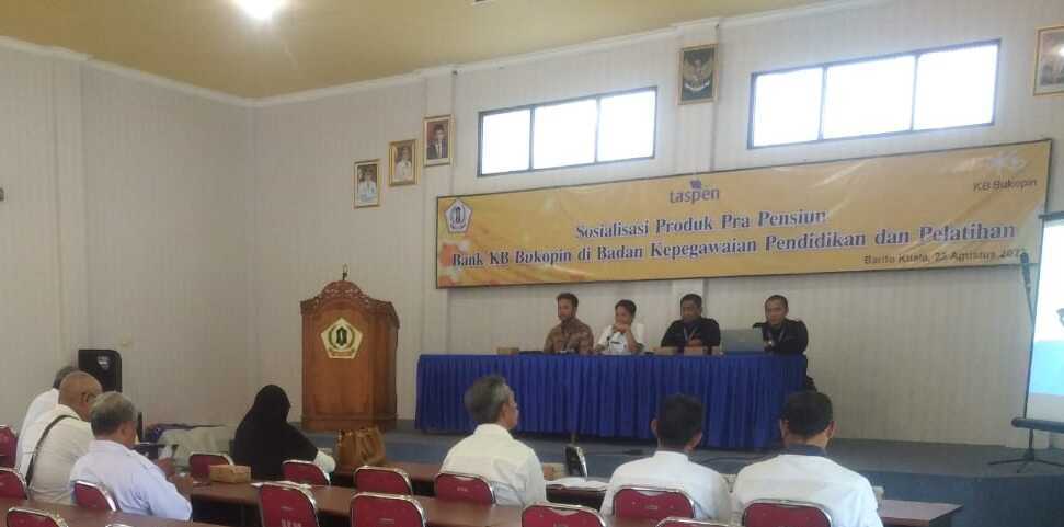 Bank KB Bukopin dan Taspen Sambangi ASN Pra Pensiun