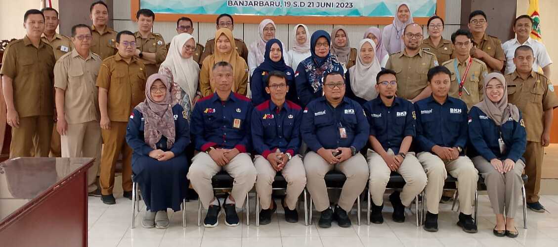 BKD Kalsel Gandeng Kanreg VIII BKN Laksanakan FGD Kenaikan Pangkat Pemkab Batola