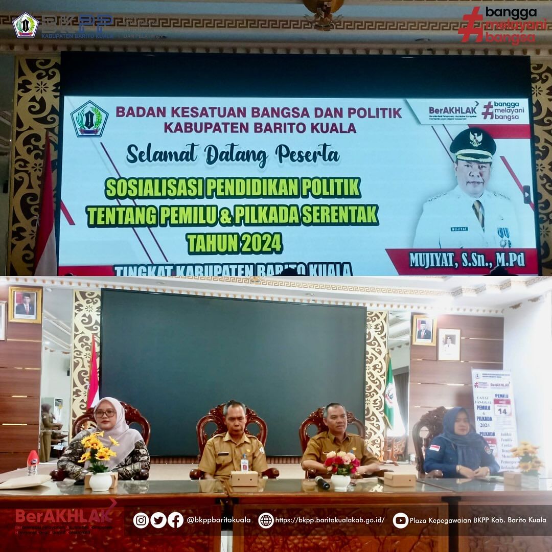 BKPP Menghadiri Sosialisasi Pendidikan Politik tentang Pemilu & Pilkada Serentak Tahun 2023