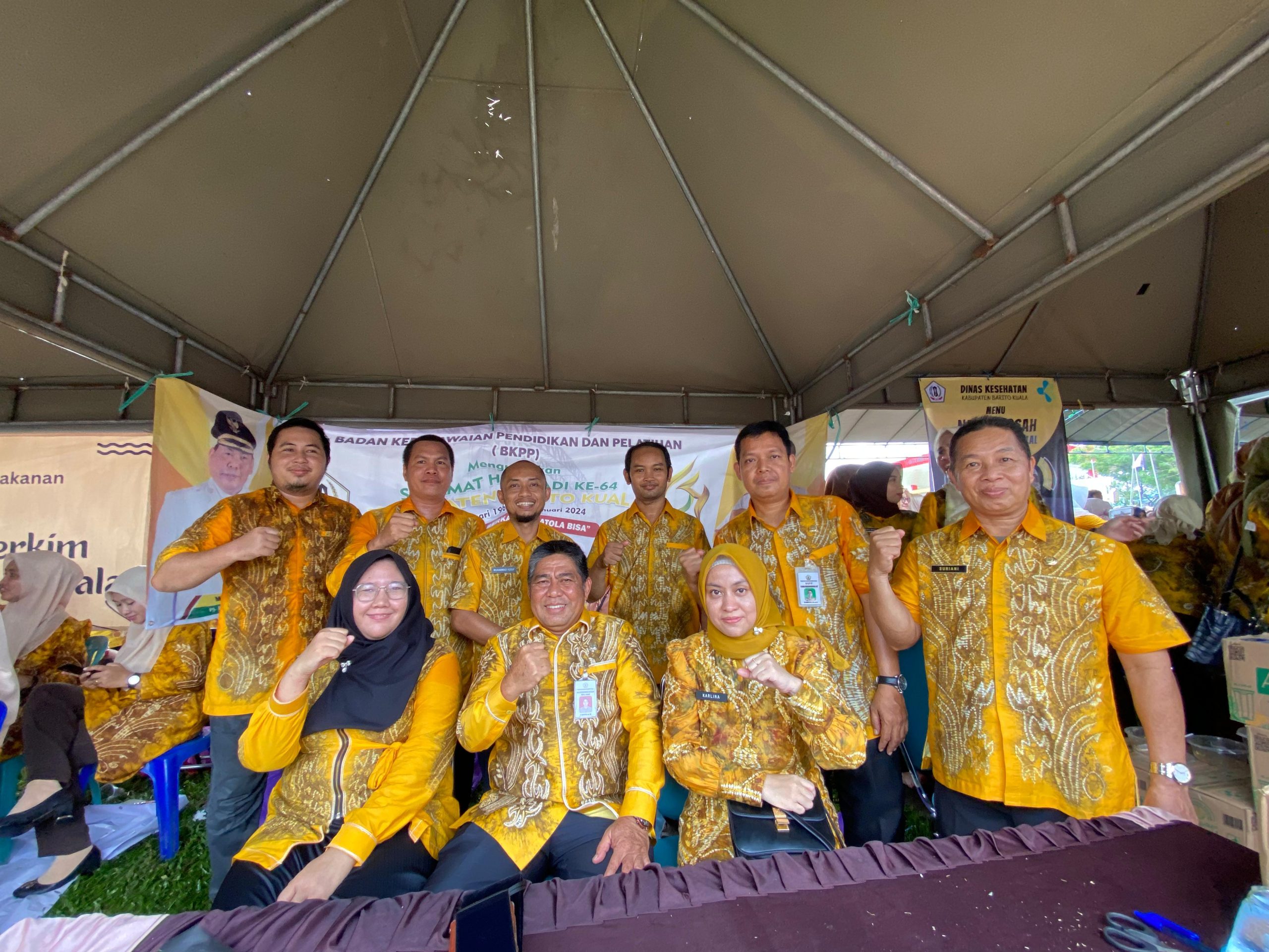 Meriahkan Pesta Rakyat Harjadi Batola ke-64, BKPP sediakan nasi uduk