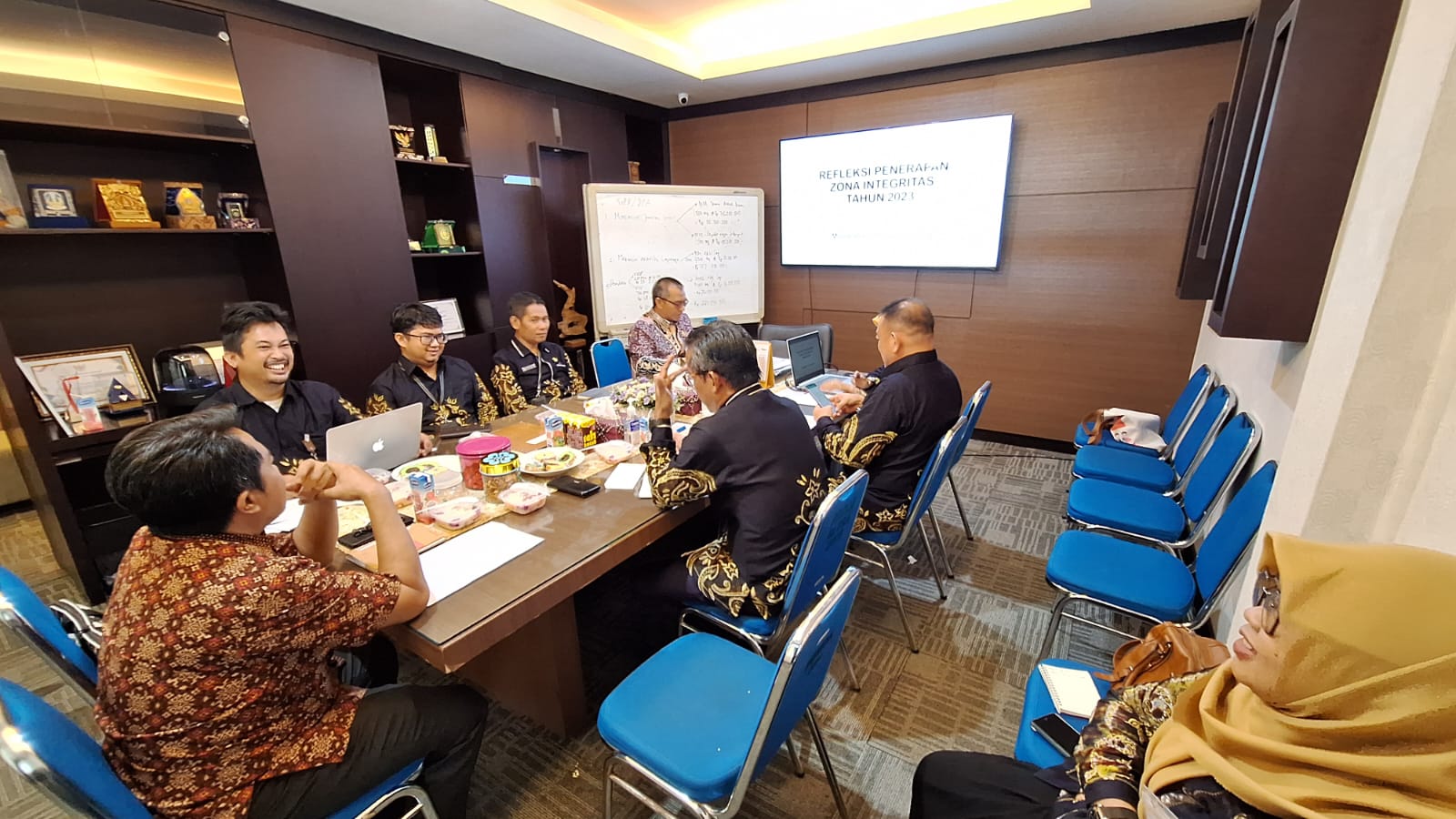 Laporkan Hasil Refleksi, TPI ZI Susun Rencana Aksi bersama Sekda