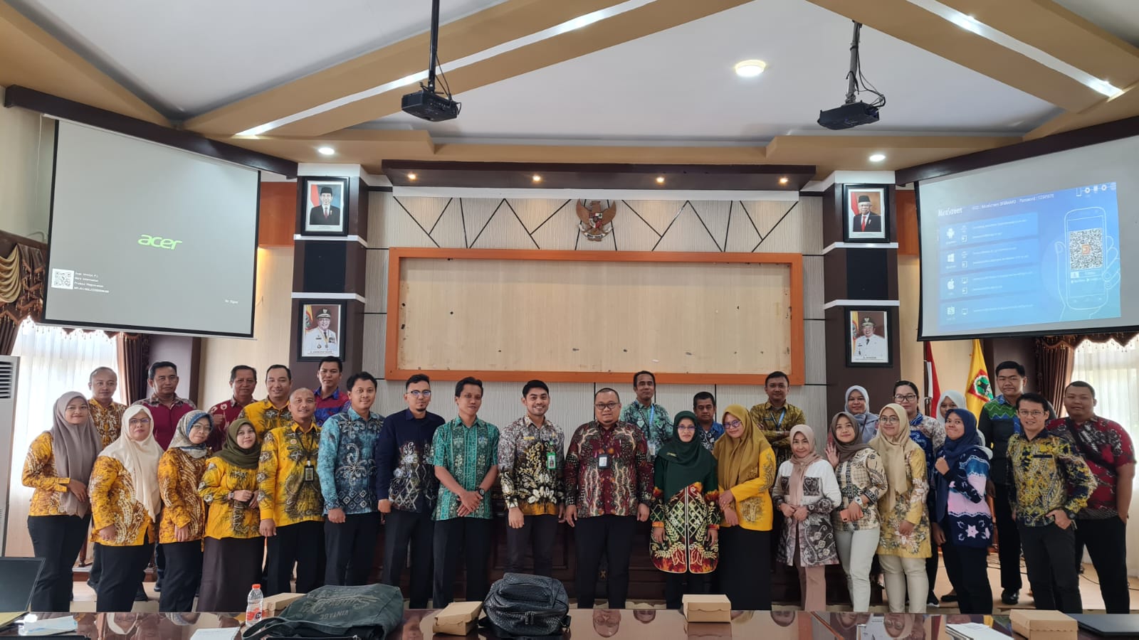 BKD Kalsel bersama Kanreg VIII BKN Laksanakan FGD Kenaikan Pangkat Pemkab Batola