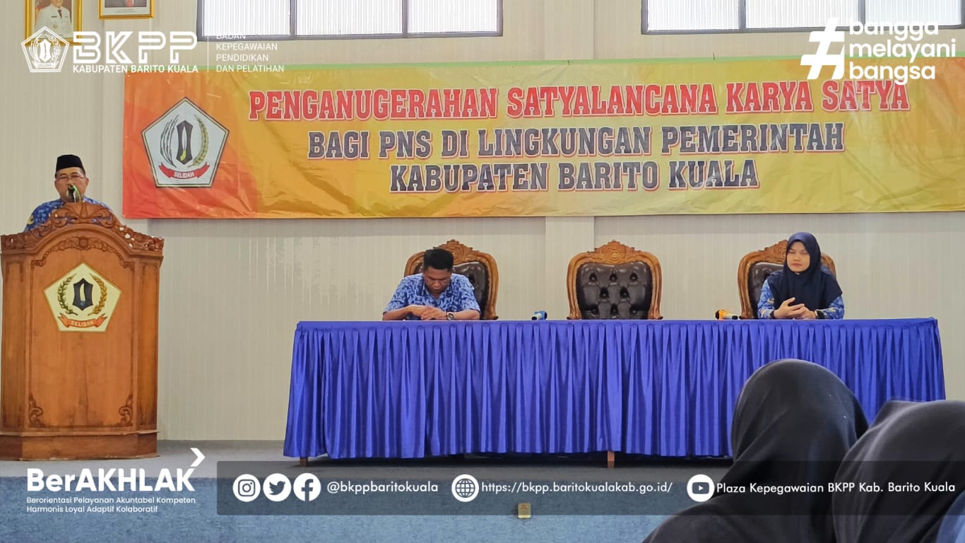 Penghargaan Satyalancana Karya Satya: Apresiasi untuk Dedikasi ASN di Barito Kuala