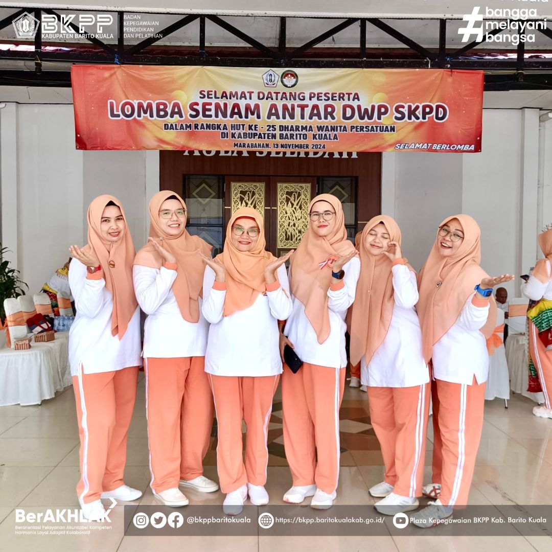 Meriahkan HUT DWP ke-25, BKPP ikuti lomba senam