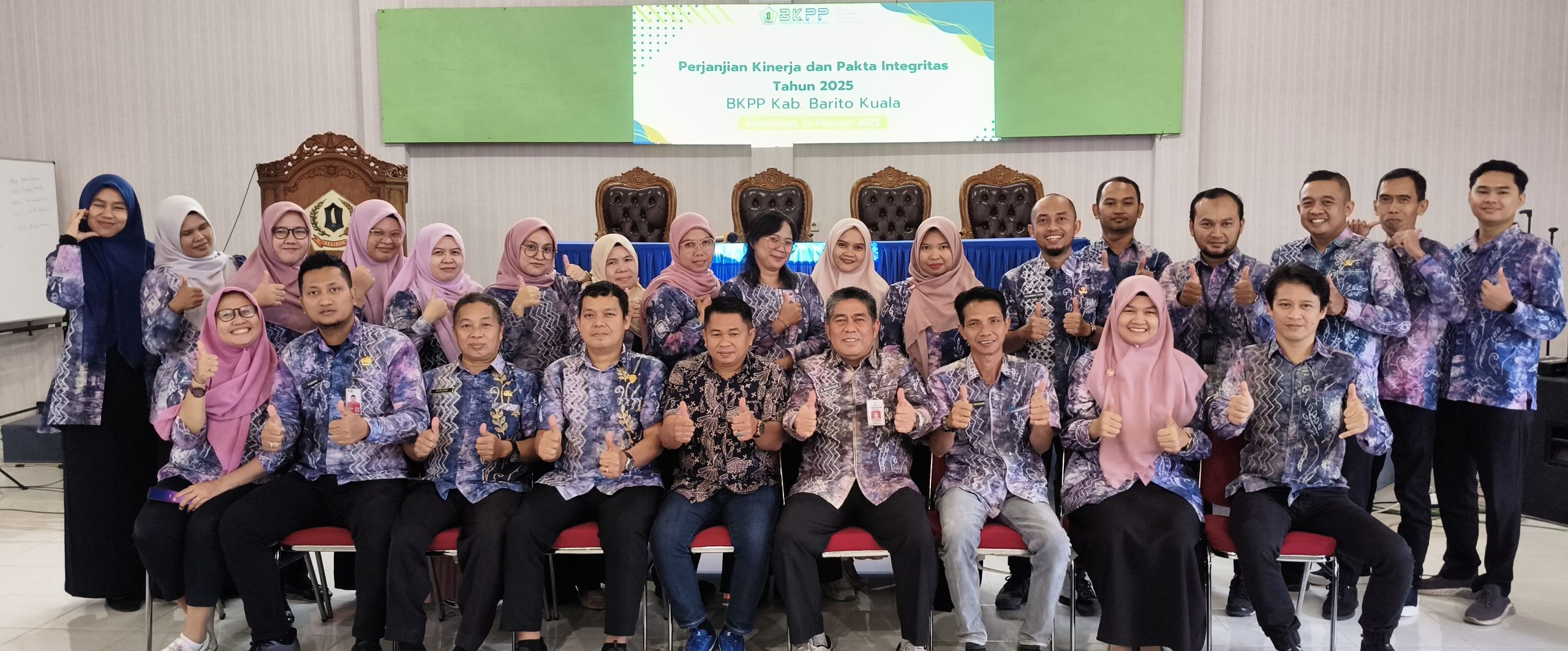 Penandatangan Perjanjian Kinerja dan Pakta Integritas Tahun 2025