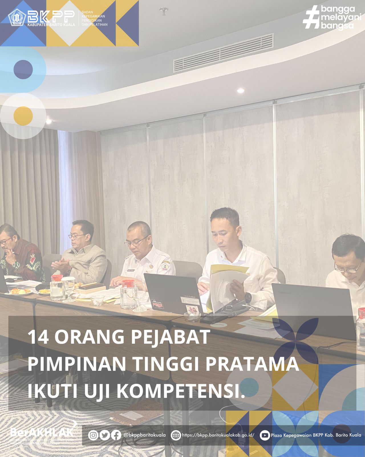 14 Pejabat ikuti Uji Kompetensi JPT Pratama Tahun 2025