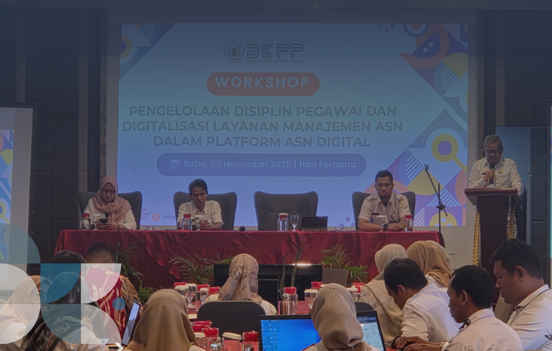 Peningkatan Kapasitas Manajemen ASN: BKPP Barito Kuala Gelar Workshop Pengelolaan Disiplin Pegawai dan Digitalisasi Layanan
